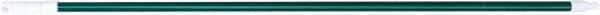 PRO-SOURCE - 54 x 1-1/4" Fiberglass Handle for Floor Squeegees & Push Brooms - Threaded Connection, Green - Apex Tool & Supply