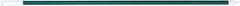 PRO-SOURCE - 54 x 1-1/4" Fiberglass Handle for Floor Squeegees & Push Brooms - Threaded Connection, Green - Apex Tool & Supply