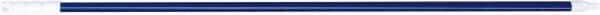 PRO-SOURCE - 54 x 1-1/4" Fiberglass Handle for Floor Squeegees & Push Brooms - Threaded Connection, Blue - Apex Tool & Supply