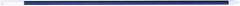PRO-SOURCE - 54 x 1-1/4" Fiberglass Handle for Floor Squeegees & Push Brooms - Threaded Connection, Blue - Apex Tool & Supply