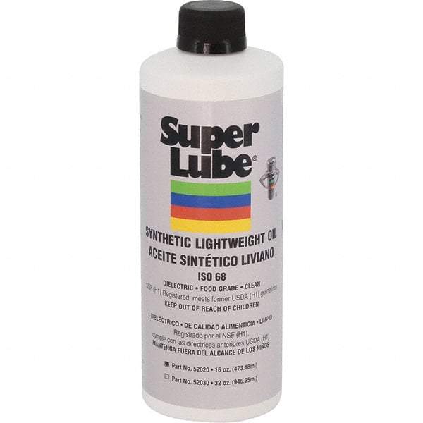 Synco Chemical - 16 oz Bottle Synthetic Lubricant - Translucent, -40°F to 500°F, Food Grade - Apex Tool & Supply