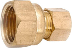 ANDERSON METALS - 7/8" OD, Lead Free Brass Female Connector - 75 Max Working psi, Comp x FNPT Ends - Apex Tool & Supply