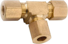 ANDERSON METALS - 7/8" OD, Lead Free Brass Union Tee - 75 Max Working psi, Comp x Comp x Comp Ends - Apex Tool & Supply