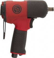 Chicago Pneumatic - 1/2" Drive, 11,500 RPM, 406 Ft/Lb Torque Impact Wrench - Pistol Grip Handle, 8 CFM, 90 psi, 1/4" NPT Inlet - Apex Tool & Supply