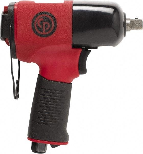 Chicago Pneumatic - 1/2" Drive, 11,500 RPM, 406 Ft/Lb Torque Impact Wrench - Pistol Grip Handle, 8 CFM, 90 psi, 1/4" NPT Inlet - Apex Tool & Supply