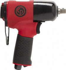 Chicago Pneumatic - 1/2" Drive, 11,500 RPM, 406 Ft/Lb Torque Impact Wrench - Pistol Grip Handle, 8 CFM, 90 psi, 1/4" NPT Inlet - Apex Tool & Supply