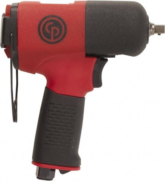 Chicago Pneumatic - 3/8" Drive, 11,500 RPM, 332 Ft/Lb Torque Impact Wrench - Pistol Grip Handle, 8 CFM, 90 psi, 1/4" NPT Inlet - Apex Tool & Supply