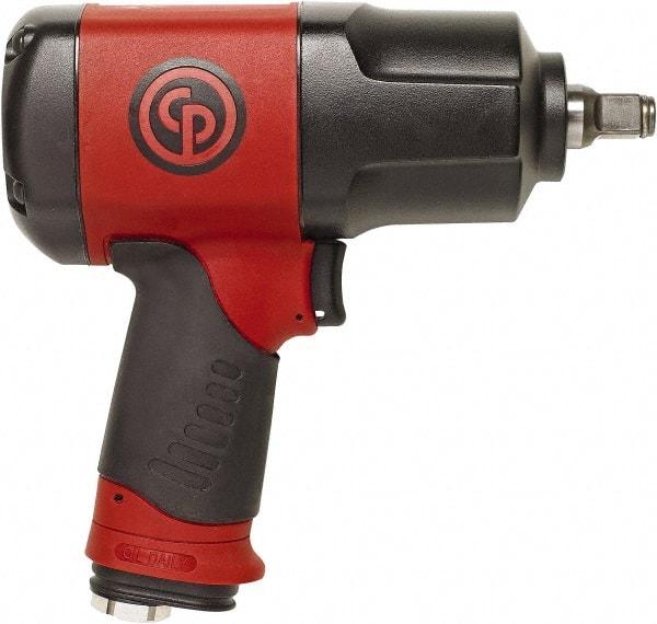 Chicago Pneumatic - 1/2" Drive, 8,200 RPM, 922 Ft/Lb Torque Impact Wrench - Pistol Grip Handle, 5.2 CFM, 90 psi, 1/4" NPT Inlet - Apex Tool & Supply
