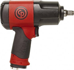 Chicago Pneumatic - 1/2" Drive, 8,200 RPM, 922 Ft/Lb Torque Impact Wrench - Pistol Grip Handle, 5.2 CFM, 90 psi, 1/4" NPT Inlet - Apex Tool & Supply