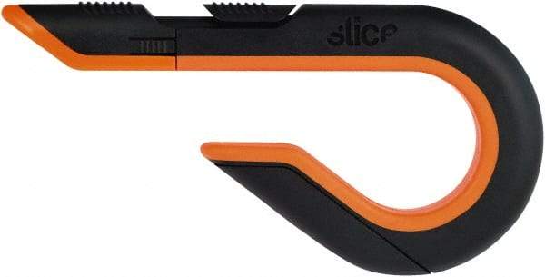 Slice - Retractable Utility Knife - Black & Orange Non-Slip Comfort Handle, 1 Blade Included - Apex Tool & Supply
