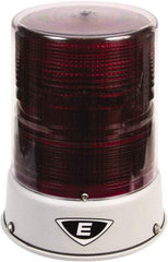 Edwards Signaling - 120 VAC, 4X NEMA Rated, LED, Magenta, Flashing, Steady Light - 65 Flashes per min, 3/4 Inch Pipe, 8-1/4 Inch Diameter, 7-3/4 Inch High, IP66 Ingress Rating, Pipe Mount - Apex Tool & Supply