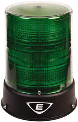 Edwards Signaling - 24 VAC/VDC, 4X NEMA Rated, LED, Green, Flashing, Steady Light - 65 Flashes per min, 3/4 Inch Pipe, 6-1/2 Inch Diameter, 8 Inch High, IP66 Ingress Rating, Pipe Mount - Apex Tool & Supply