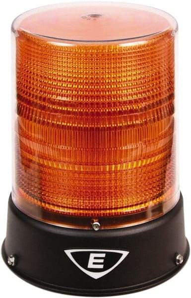 Edwards Signaling - 24 VAC/VDC, 4X NEMA Rated, LED, Amber, Flashing, Steady Light - 65 Flashes per min, 3/4 Inch Pipe, 6-1/2 Inch Diameter, 8 Inch High, IP66 Ingress Rating, Pipe Mount - Apex Tool & Supply