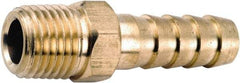 ANDERSON METALS - 1/2 NPT Thread Hose Barb x Male NPT Connector - 5/8" ID Hose, Lead Free Brass - Apex Tool & Supply