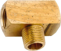 ANDERSON METALS - 1/2-14 Male Thread x 1/2-14 Female Thread, Lead Free Brass Industrial Pipe Male Branch Tee - MNPT x FNPT, 1,000 psi - Apex Tool & Supply