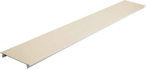 Hubbell Wiring Device-Kellems - 31-1/2 Inch Long x 4-3/4 Inch Wide x 1/4 Inch High, Rectangular Raceway Cover - Ivory, For Use with HBL4750 Series Raceways - Apex Tool & Supply