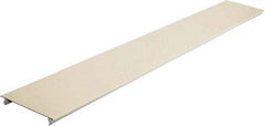 Hubbell Wiring Device-Kellems - 31-1/2 Inch Long x 4-3/4 Inch Wide x 1/4 Inch High, Rectangular Raceway Cover - Ivory, For Use with HBL4750 Series Raceways - Apex Tool & Supply