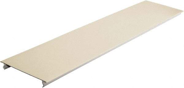 Hubbell Wiring Device-Kellems - 19-1/2 Inch Long x 4-3/4 Inch Wide x 1/4 Inch High, Rectangular Raceway Cover - Ivory, For Use with HBL4750 Series Raceways - Apex Tool & Supply