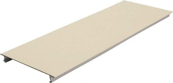 Hubbell Wiring Device-Kellems - 13-1/2 Inch Long x 4-3/4 Inch Wide x 1/4 Inch High, Rectangular Raceway Cover - Ivory, For Use with HBL4750 Series Raceways - Apex Tool & Supply