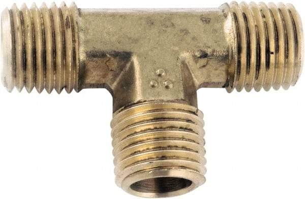 ANDERSON METALS - Class NSF, 3/8" Internal Pipe, Lead Free Brass Union Tee - NPT - Apex Tool & Supply