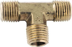 ANDERSON METALS - Class NSF, 1/4" Internal Pipe, Lead Free Brass Union Tee - NPT - Apex Tool & Supply