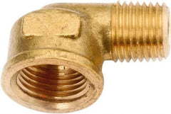 ANDERSON METALS - Class NSF, 1/2 x 3/8" Internal Pipe, Lead Free Brass 90° Street Elbow - NPT - Apex Tool & Supply