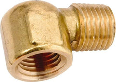 ANDERSON METALS - Class NSF, 1/2" Internal Pipe, Lead Free Brass 90° Street Elbow - NPT - Apex Tool & Supply