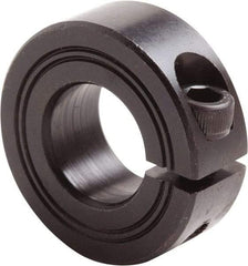 Climax Metal Products - 65mm Bore, Steel, One Piece Clamp Collar - 3-3/4" Outside Diam - Apex Tool & Supply