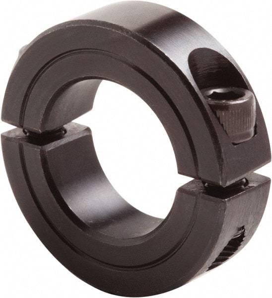 Climax Metal Products - 5-1/4" Bore, Steel, Two Piece Clamp Collar - 6-3/4" Outside Diam, 7/8" Wide - Apex Tool & Supply