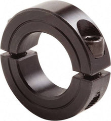 Climax Metal Products - 4-1/2" Bore, Steel, Two Piece Clamp Collar - 5-3/4" Outside Diam, 7/8" Wide - Apex Tool & Supply