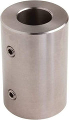 Climax Metal Products - 1-3/8" Inside x 2-1/2" Outside Diam, Set Screw Rigid Coupling - 4-1/2" Long - Apex Tool & Supply