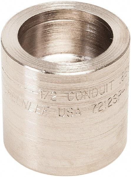 Greenlee - 1/2" Conduit Round Die - 0.885" Hole Diam - Apex Tool & Supply