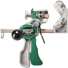 Greenlee - 1/2" to 3" Capacity Cable Wire Stripper - 1/2" Min Wire Gage - Apex Tool & Supply