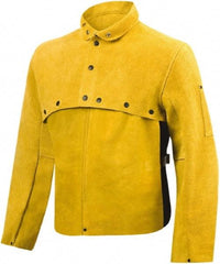Steiner - Size M, 14" Long, Cape Sleeves & Bib - Leather, Bourbon - Apex Tool & Supply