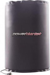 Powerblanket - 12" Wide, 5 Gallon Wrap-Around Drum Heater - 120 Volt, 1.33 Amps, 0°F to 145°F Thermostat Rating - Apex Tool & Supply