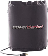 Powerblanket - 12" Wide, 5 Gallon Wrap-Around Drum Heater - 120 Volt, 60 Watts to 120 Watts, 0.5 Amps, 0°F to 100°F Thermostat Rating - Apex Tool & Supply