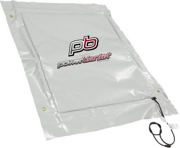 Powerblanket - 48" Long x 36" Wide, Flat, PVC, Standard Heat Blanket - 120 Volts, Flat Back - Apex Tool & Supply