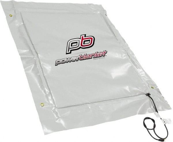 Powerblanket - 48" Long x 36" Wide, Flat, PVC, Standard Heat Blanket - 120 Volts, Flat Back - Apex Tool & Supply