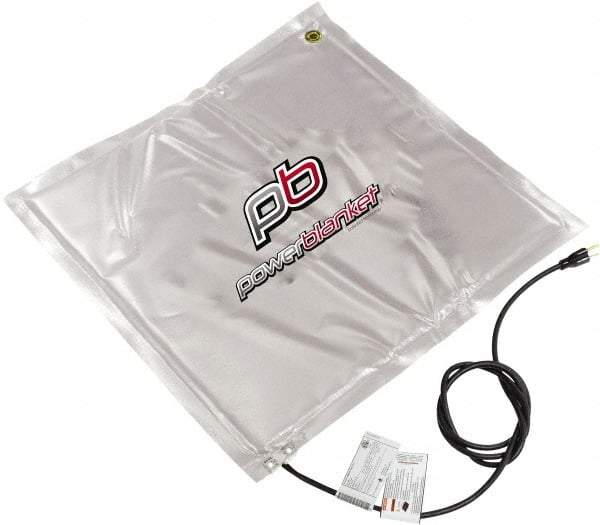 Powerblanket - 24" Long x 24" Wide, Flat, PVC, Standard Heat Blanket - 120 Volts, Flat Back - Apex Tool & Supply