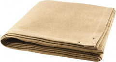 Steiner - 8' High x 6' Wide x 0.08" Thick Coated Fiberglass Welding Blanket - Tan, Grommet - Apex Tool & Supply