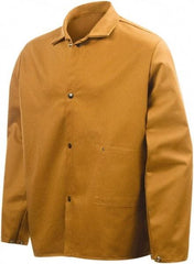 Steiner - Size M Flame Resistant/Retardant Jacket - Brown, Cotton, Snaps Closure - Apex Tool & Supply