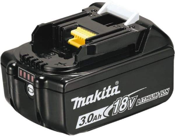Makita - 18 Volt Lithium-Ion Power Tool Battery - 3 Ahr Capacity, 30 min Charge Time, Series LXT - Apex Tool & Supply