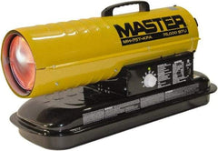 Master - 75,000 BTU Rating, Multi-Fuel Forced Air Heater - 1,875 Sq Ft Max Heating Area, 5 Gal Capacity, Fuel with Kerosene, Diesel & Fuel Oil - Apex Tool & Supply
