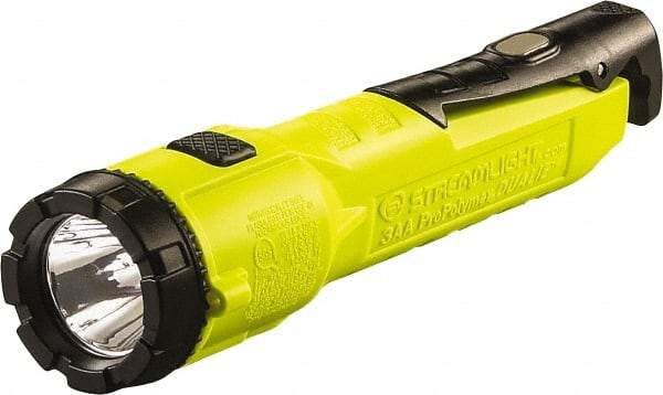 Streamlight - White LED Bulb, 140 Lumens, Industrial/Tactical Flashlight - Yellow Plastic Body, 3 AA Alkaline Batteries Not Included - Apex Tool & Supply
