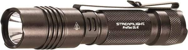 Streamlight - White LED Bulb, 500 Lumens, Industrial/Tactical Flashlight - Black Aluminum Body, 2 CR123A Lithium Batteries Included - Apex Tool & Supply