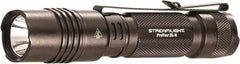 Streamlight - White LED Bulb, 500 Lumens, Industrial/Tactical Flashlight - Black Aluminum Body, 2 CR123A Lithium Batteries Included - Apex Tool & Supply