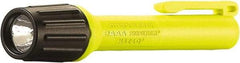 Streamlight - White LED Bulb, 60 Lumens, Industrial/Tactical Flashlight - Yellow Plastic Body, 2 AAA Alkaline Batteries Included - Apex Tool & Supply