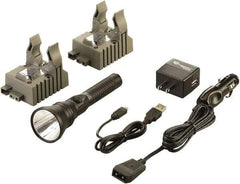 Streamlight - White LED Bulb, 700 Lumens, Industrial/Tactical Flashlight - Black Aluminum Body, 1 3.75V Lithium-Ion Battery Included - Apex Tool & Supply