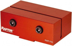 Raptor Workholding - 1-1/2" Jaw Width, 1.82" High x 5" Long x 2.95" Wide Dovetail Vise - For Use with 4 & 5 Axis Workholding Systems - Apex Tool & Supply
