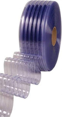 Clearway Door - Clear Standard QuickStrip Roll Dock Curtain Strips - 8" Wide x 150' Long x 0.08" Thick - Apex Tool & Supply